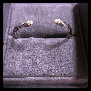 David Yurman Kids Diamond Cable Bracelet